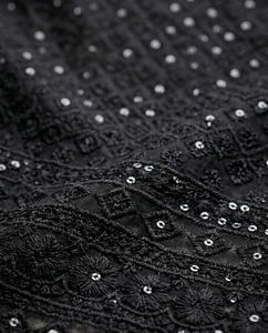 Elegant Black Sequined Kurta