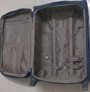 Skybags, blue in colour, cabin baggage