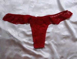 Red Lace Thong panty
