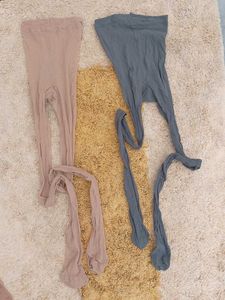 Sheer Tights - Beige &amp; Grey