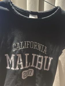 BERSHKA Malibu California Graphic T-Shirt