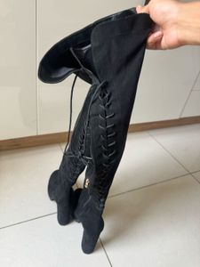 Black Over-the-Knee Boots