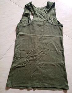 plain cotton Racer back tops sando sleeveless for