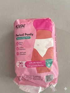 Plush Disposable Period Panty Bundle