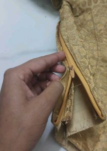 Golden Brocade Blouse