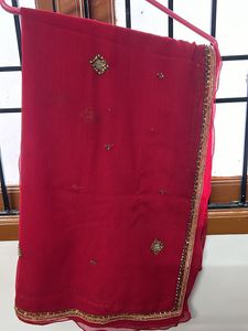 Red Lehanga Choli Set