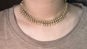Gold toned  jewellery set
