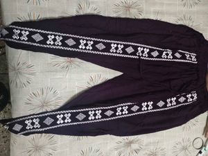 Stylish Wine Dhoti Cord set in xl size