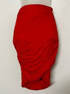 H&amp;M BRANDED Stunning Red Ruched Skirt