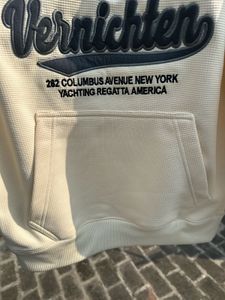Cream Waffle Knit Quarter Zip Sweater
