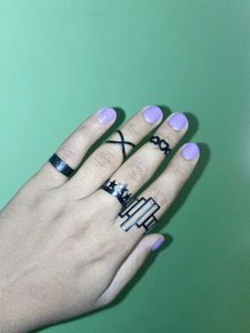 Set of 5 Unique Statement Rings