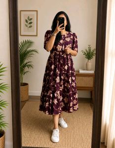 NEW PURPLE GOWN L