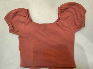 Ruched Puff Sleeve Top