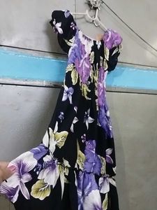 Floral Print Casual Dress