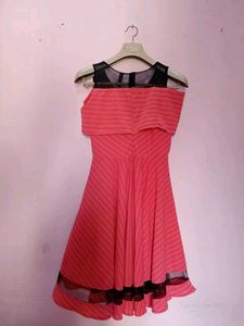 Pink Flare Midi Dress 💖 | Stylish Party Wear Dres
