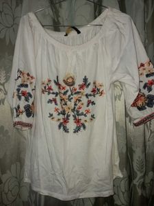 Embrodery Work Tshirt