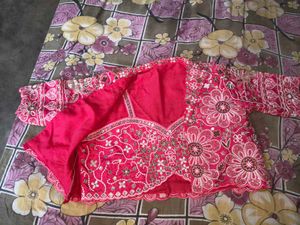 New fully stitched saree with blouse and jacket