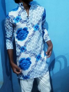 Floral Print Kurta
