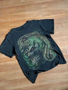 vtg Men's Dragon Skull Graphic T-Shirt