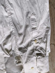 Men's White Slim Fit Premium Cotton Shirt