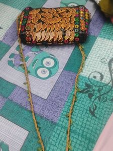 Unique Handmade Embellished Crossbody Bag