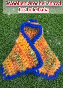 Handmade Woolen Crochet Shawl