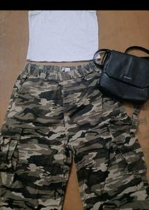 streetwear Camo Cargo Pants 🔥