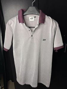 Men's Striped Polo Shirt