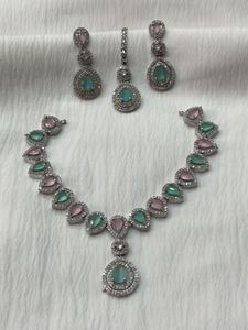 Mint &amp; Blush Stone Jewellery Set 💎