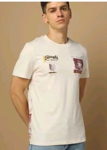 celio Attack on Titan crew neck Graphic T-Shirt