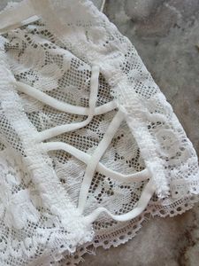 Lace Briefs with Bow Detail