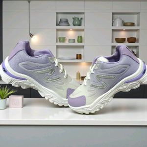 Cute Lavender Sneakers