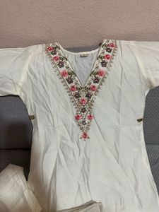 Elegant Embroidered Kurta Set with Dupatta