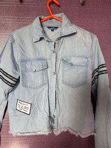 AJIO DENIM SHIRT