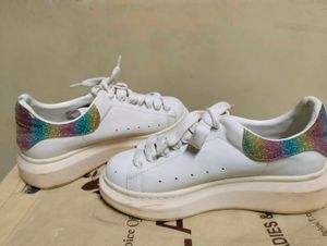 Alexander McQueen Platform Sneakers 9.5 Inches