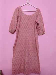 Pretty Pink Floral Kurta