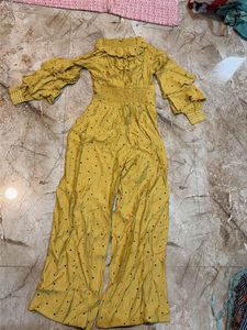 Yellow Polka Dot Jumpsuit
