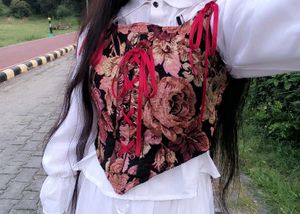 Bohemian Floral Corset Dress wear only one time