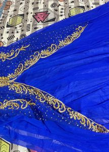 Royal Blue Embellished Gown