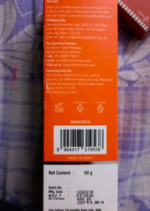 The Derma Co. SPF 50 Sunscreen Gel