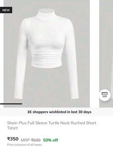 Chic White Ruched Long Sleeve Top