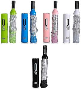 Pink Bottle Umbrella