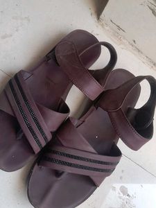 Like New  Stylish Brown Thong Sandals
