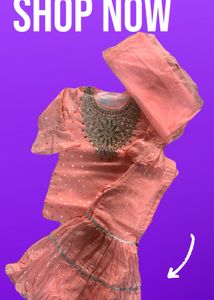 Girls Sharara Suit With Dupatta