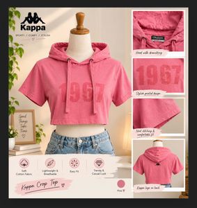 Pink Kappa "1961" Hoodie T-Shirt