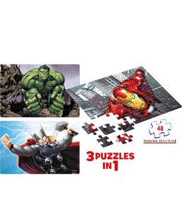 Marvel Avengers Assemble 3 Puzzles