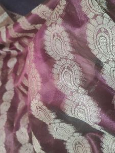 Stylish Paisley Pattern Saree