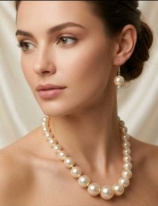 White Chunky Pearl Set