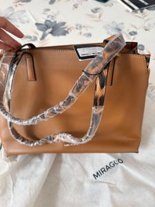 Miraggio Tan Handbag