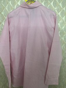 Pink Striped Casual Women’s Shirt